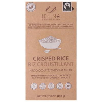 Jelina Chocolatier Milk Chocolate Crisped Rice - 3.35 Oz - Image 3