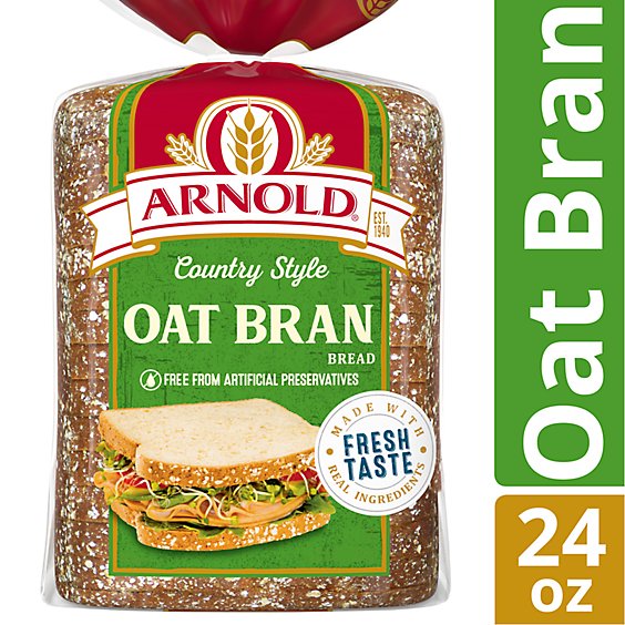 Arnold Country Oat Bran Bread - 24 Oz