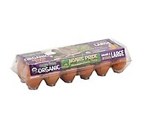 Noahs Pride Organic Large Brown Eggs - 1 DZ