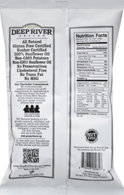 Deep River Snacks Salted Original Kettle Cooked Potato Chips - 5 Oz - Image 3