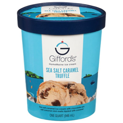 Giffords Sea Salt Caramel Truffle Ice Cr - QT - Image 3