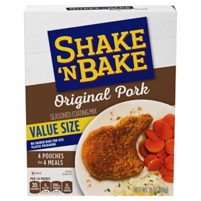 Shake 'N Bake Original Pork Seasoned Coating Mix Value Size Packets - 4-10 Oz - Image 5