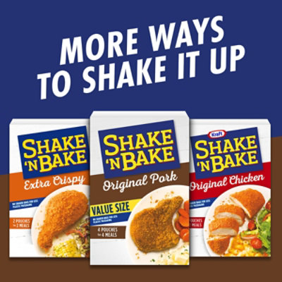 Shake 'N Bake Original Pork Seasoned Coating Mix Value Size Packets - 4-10 Oz - Image 8