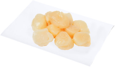 Sea Scallops 20 to 30 Count Per Pound Wet Raw Previously Frozen - 1 Lb - Image 1