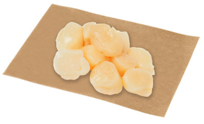 Scallops Wet Raw 20/30 Count Previously Frozen - 1 Lb