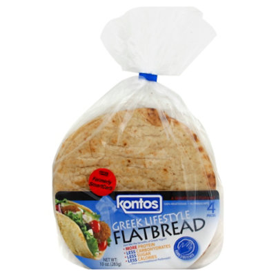 Kontos Greek Lifestyle Flatbread - 10 OZ - Image 1