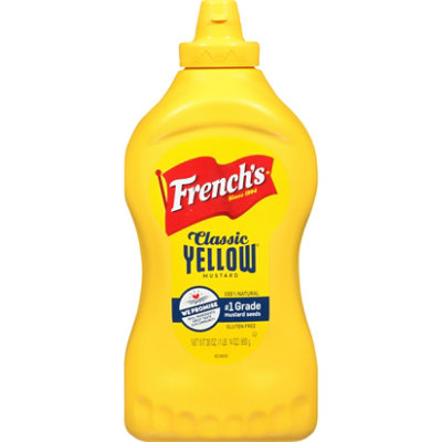 French's Classic Yellow Mustard Squeeze Bottle - 30 Oz - Image 1