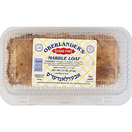 Oberlander Marble Loaf Cake Sugar Free - 7.5 OZ - Image 2