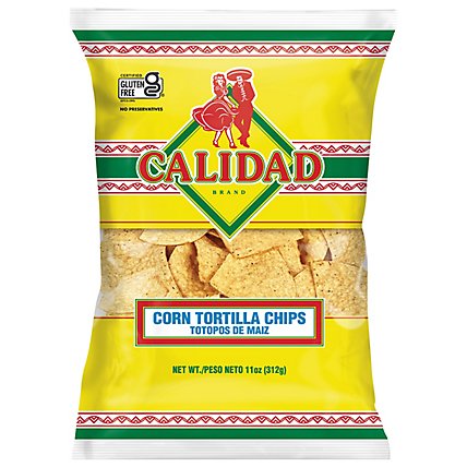 Calidad Yellow Corn Tortilla Chips - 11 Oz. - Image 1
