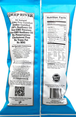 Deep River Snacks Salt & Vinegar Kettle Cooked Potato Chips - 5 Oz - Image 3