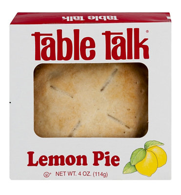 Table Talk Lemon Pie - 4 OZ - Image 1