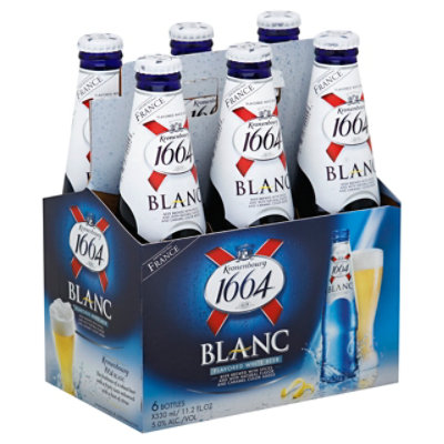 Kronenbourg 1664 Blanc In Bottles - 6-11.2 FZ - starmarket