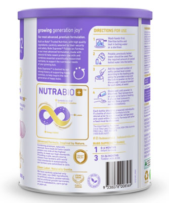 Bubs Australian Supreme A2 Infant Formula Stage 2 Milk Based