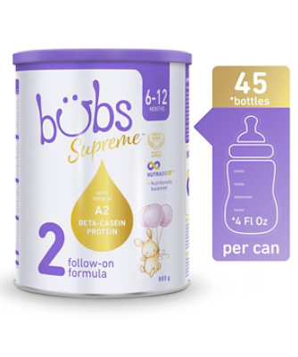 Bubs Australian Supreme A2 Infant Formula Stage 2 Milk Based Powder - 28.2 Oz - Image 2