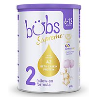 Bubs Australian Supreme A2 Infant Formula Stage 2 Milk Based Powder - 28.2 Oz - Image 1