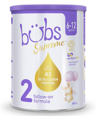 Bubs Australian Supreme A2 Infant Formula Stage 2 Milk Based Powder - 28.2 Oz - Image 1