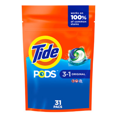 Tide PODS Laundry Detergent Liquid Original - 31 Count - Image 1