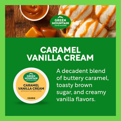 Green Mountain Coffee Roasters Caramel Vanilla Cream Light Roast Coffee K Cup Pods - 32 Count - Image 5