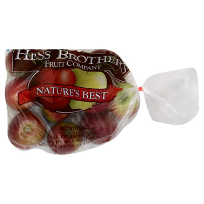 Mcintosh Apples Prepacked Bag - 3 LB - Image 1