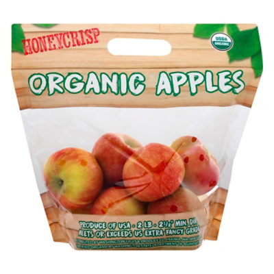 Apples Honeycrisp Pouch Organic 2lb 2 LB Safeway