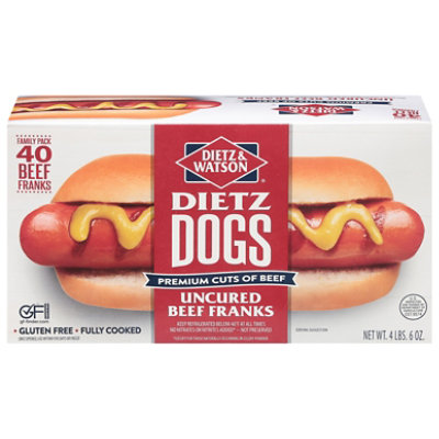 Dietz & Watson Then Famous Beef Franks - 16 Oz - ACME Markets