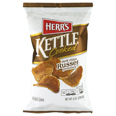 Herrs Kettle Cooked Russet Potato Chips - 7.5 OZ - Image 3