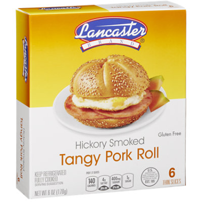 Lancaster Pork Roll Thin Tangy - 6 OZ - Image 1