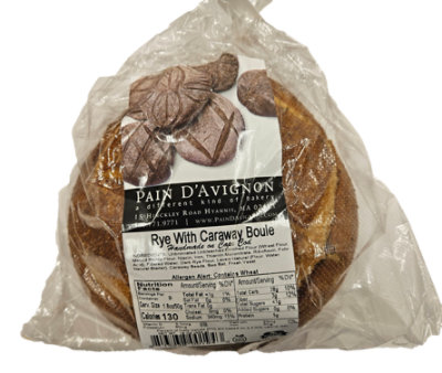 Pain Rye W/ Caraway Round - 16 OZ - Image 1