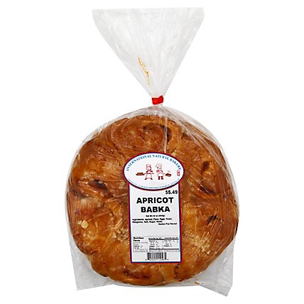 Sweet Babka Bread With Apricot Filling From International Natural Bakery - 24 OZ - Image 1