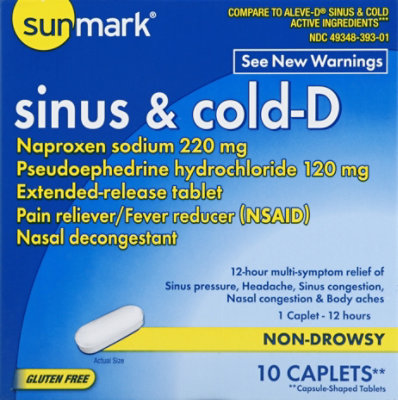 Sunmark Sinus And Cold 10 Ct - 10 CT - Image 2