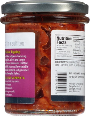 DeLallo Eggplant Caponata - 6.7 OZ - Image 6