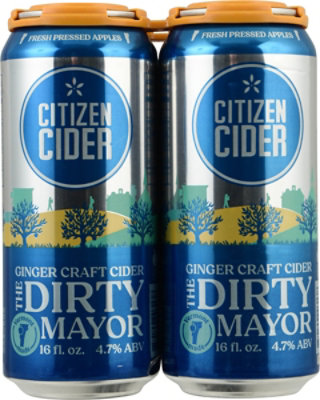 Citizen Cider Hard Mayor Dirty - 4-16.9 FZ - Image 5