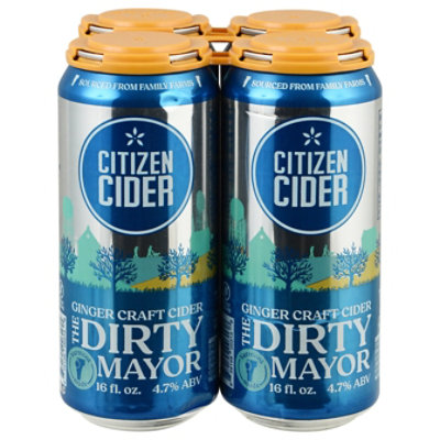 Citizen Cider Hard Mayor Dirty - 4-16.9 FZ - Image 1