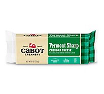 Cabot Vermont Sharp Cheddar Bar - 8 OZ