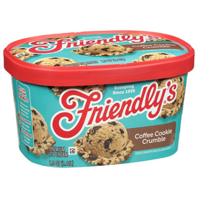 Friendly's Rich and Creamy Coffee Cookie Crumble Ice Cream  - 1.5 Quart - Image 1