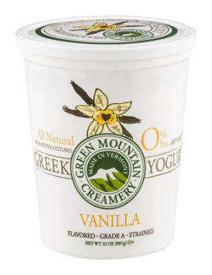 Green Mountain Creamery Vanilla Nonfat Greek Yogurt 32 Oz - 32 OZ - Image 6