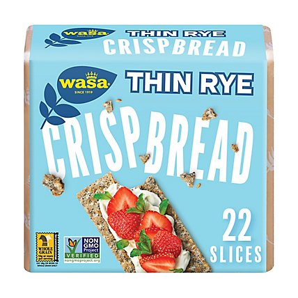 Wasa Crispbread Thin Rye - 8.6 Oz - Image 2