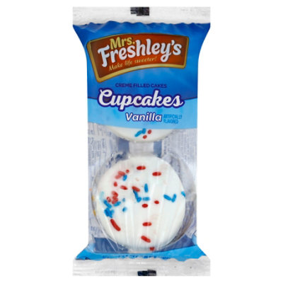 Mrs Freshleys Vanilla Cupcakes Creme Fille - 3.6 OZ - Image 1