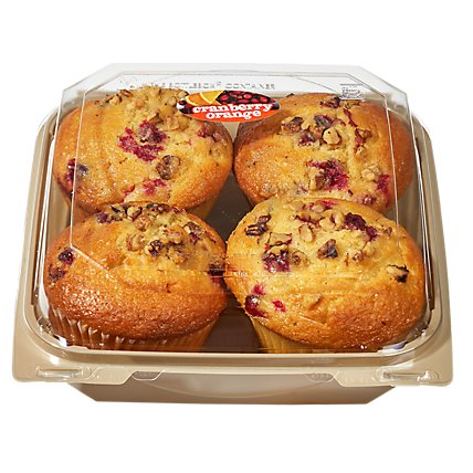 Muffins Cranberry Orange Nut 4ct - EA - Image 1