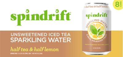 Spindrift Half And Half Sparkling Water - 8-12 Fl. Oz. - Image 2