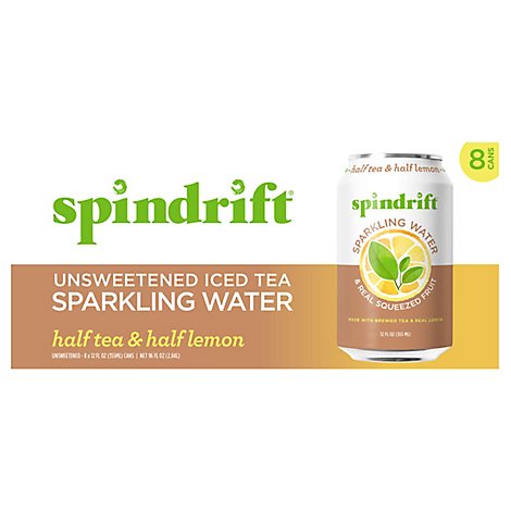 Spindrift Half And Half Sparkling Water - 8-12 FZ