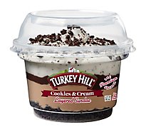 Turkey Hill Cookies N Cream Layered Sundae Cup Single - 6.5 FZ
