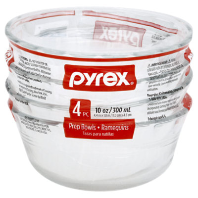 Pyrex Custard Cuph Clear - 4 CT - Image 1