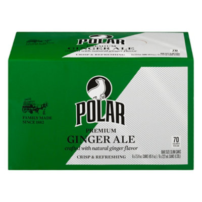 Polar Premium Ginger Ale Cans - 6-7.5 Fl. Oz. - Image 2