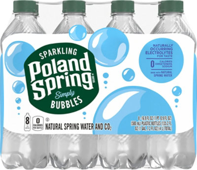 Poland Spring Sparkling Water - 8-16.9 FZ - Image 2