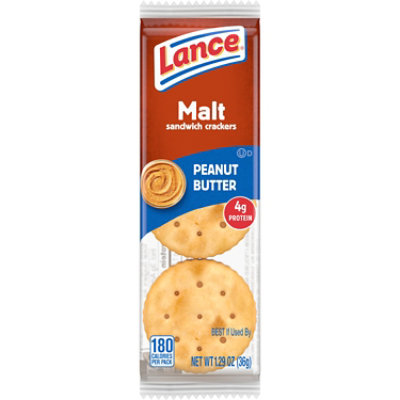 Lance Malt with Peanut Butter Sandwich Crackers - 1.29 Oz - Image 1