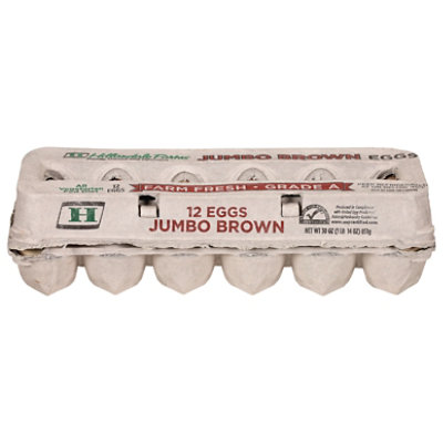 Ne-lu Jumbo Brwn Egg - 12 CT - Image 1