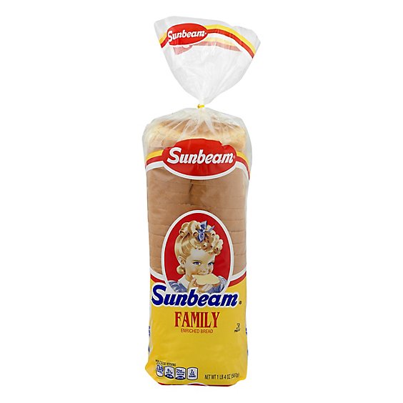 Sunbeam Bread White Loaf - 16 OZ