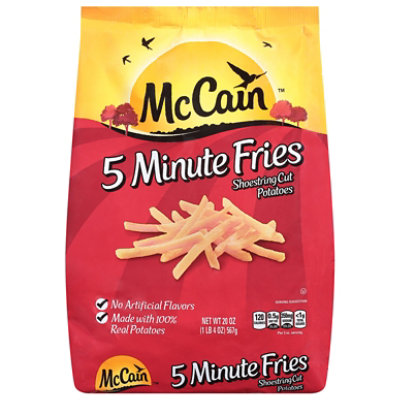 Mccain Quick Cook Crinkle Cut Fries - 20 OZ - Safeway