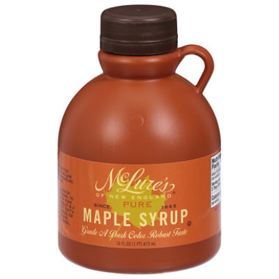 Mclures Grade A Dark Maple Syrup - 16 FZ - Image 3